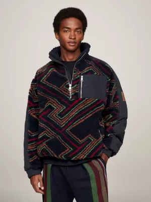 Anoraque de lã com monograma Tommy x Pendleton New York TH