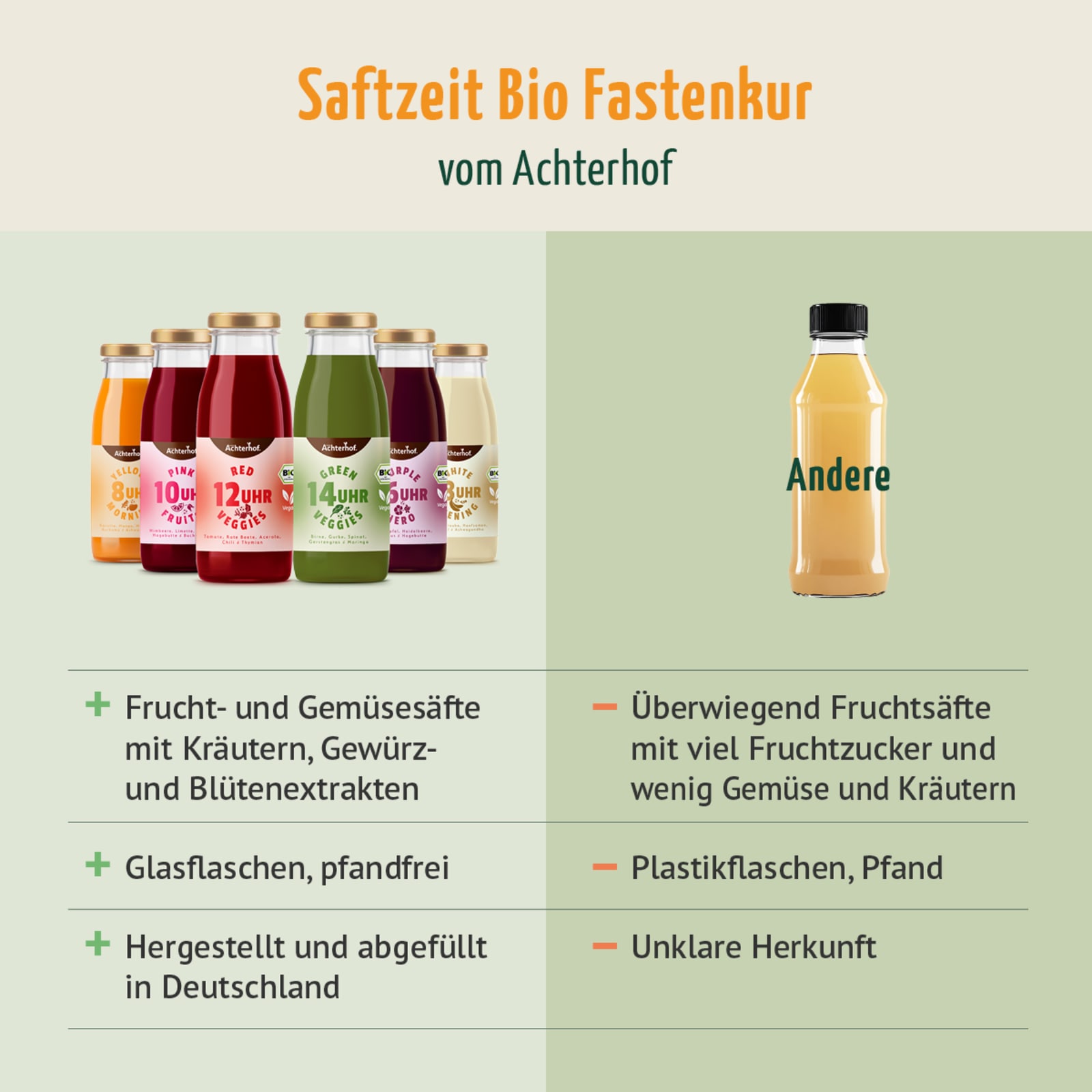 Saftzeit Fastenpaket Deluxe