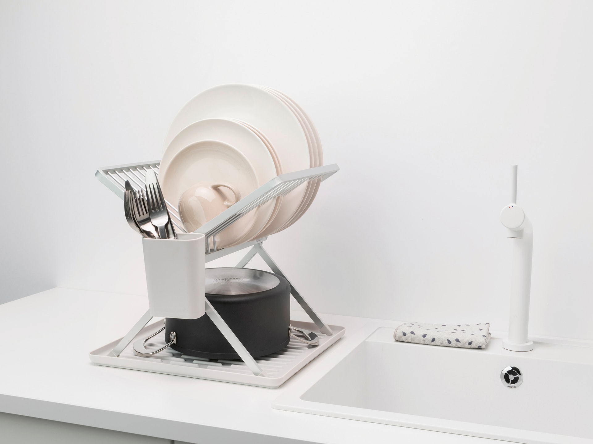 brabantia Abtropfgestell SINKSIDE faltbar Light Grey