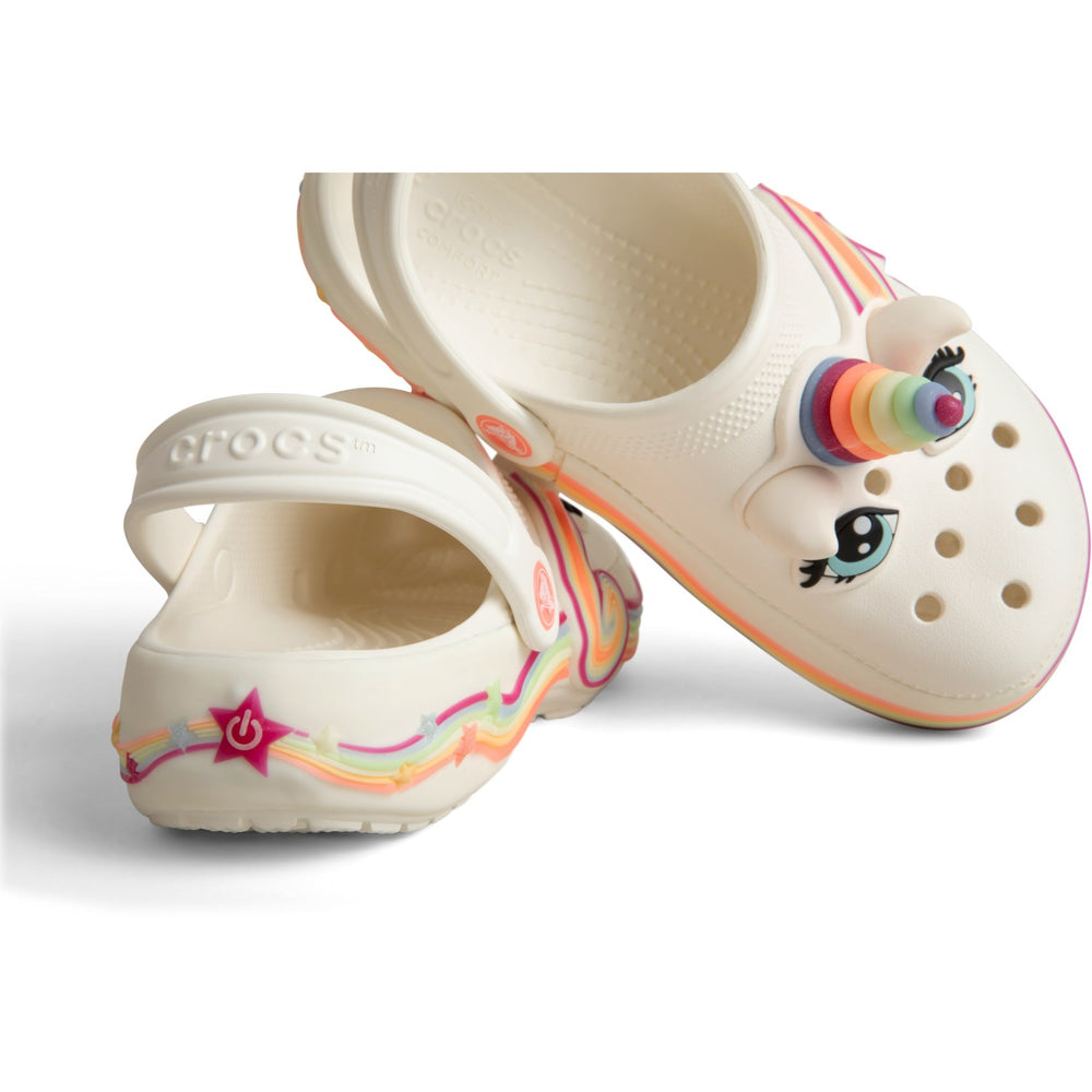 Køb Crocs Chalk Classic IAM Unicorn Lights CgT Chk
