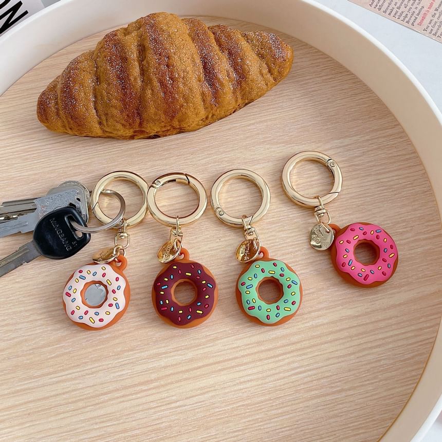 Galeon - Donut Siliconen AirTag Case Sleutelhanger