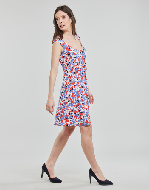 Lauren Ralph Lauren - MIRALAVIA-SHORT SLEEVE-DAY DRESS Multicolor