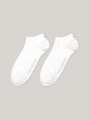 Pacote com 2 pares de meias esportivas com estampa de bandeira.