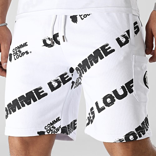 Short Jogging Miami Blanc