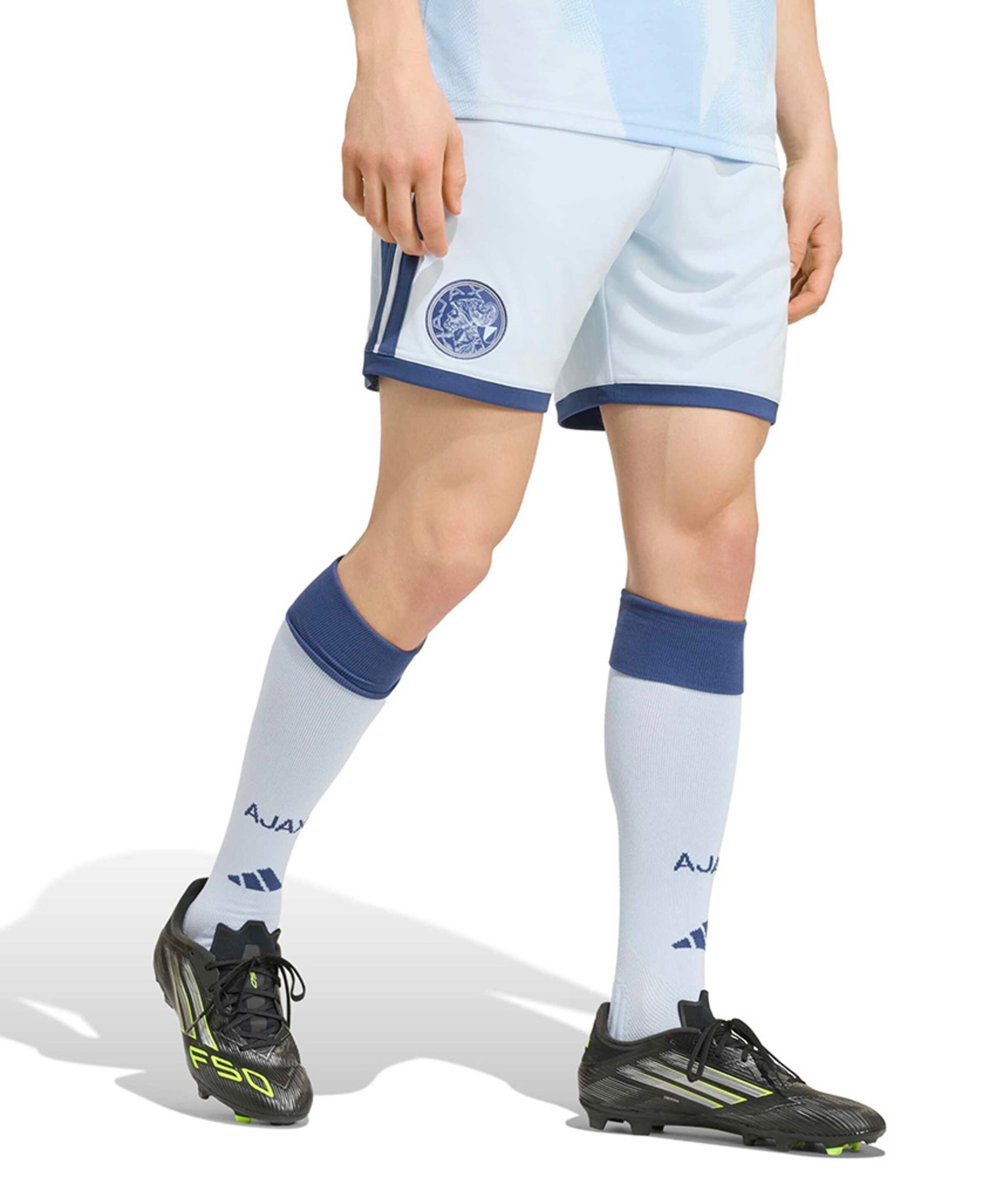 Adidas AJAX 3 SHO heren shorts blauw