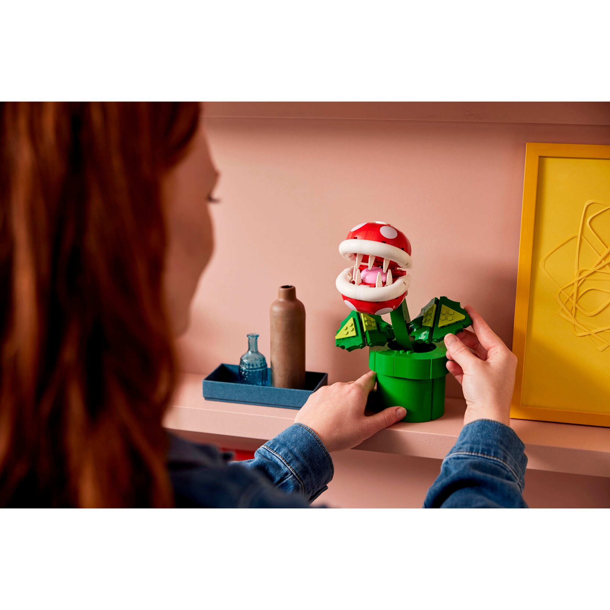 LEGO Konstruktionsspielzeug Super Mario Piranha-Pflanze