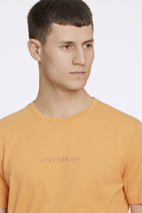 Lindbergh Lindbergh print tee S/S Orange