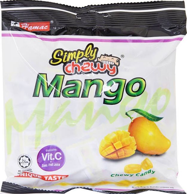 Hamac Simply Chewy Snoep Mango Smaak 120g