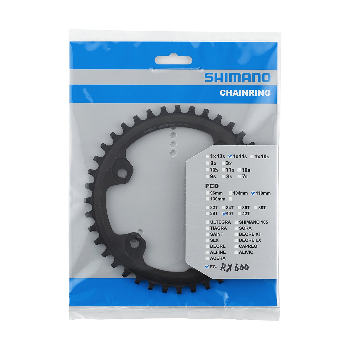 Shimano FC-RX600 Klinge 40T