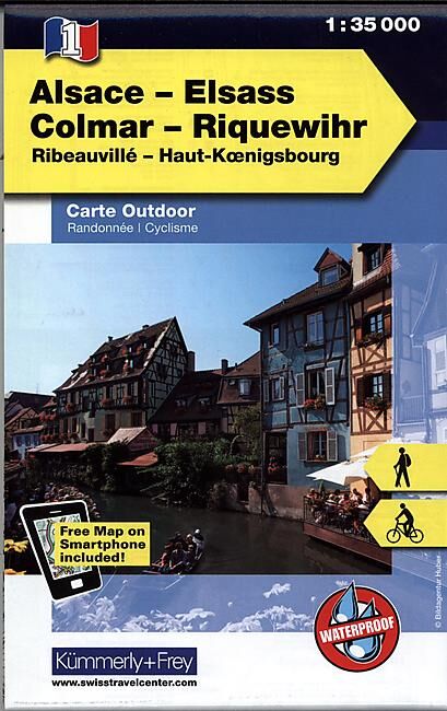 KUMMERLY - 1 ELSASS ALSACE COLMAR ECHELLE 1 35 000