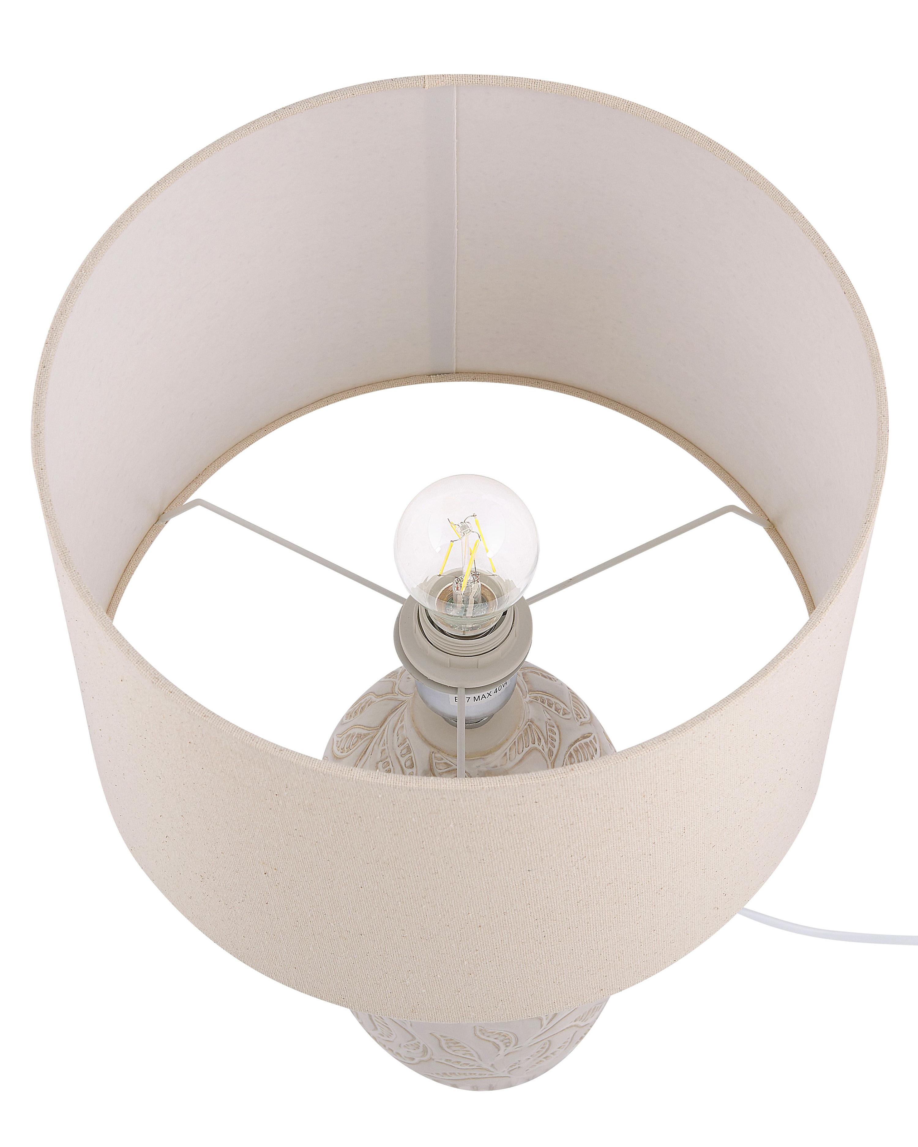 Tafellamp SALZA Keramiek Beige
