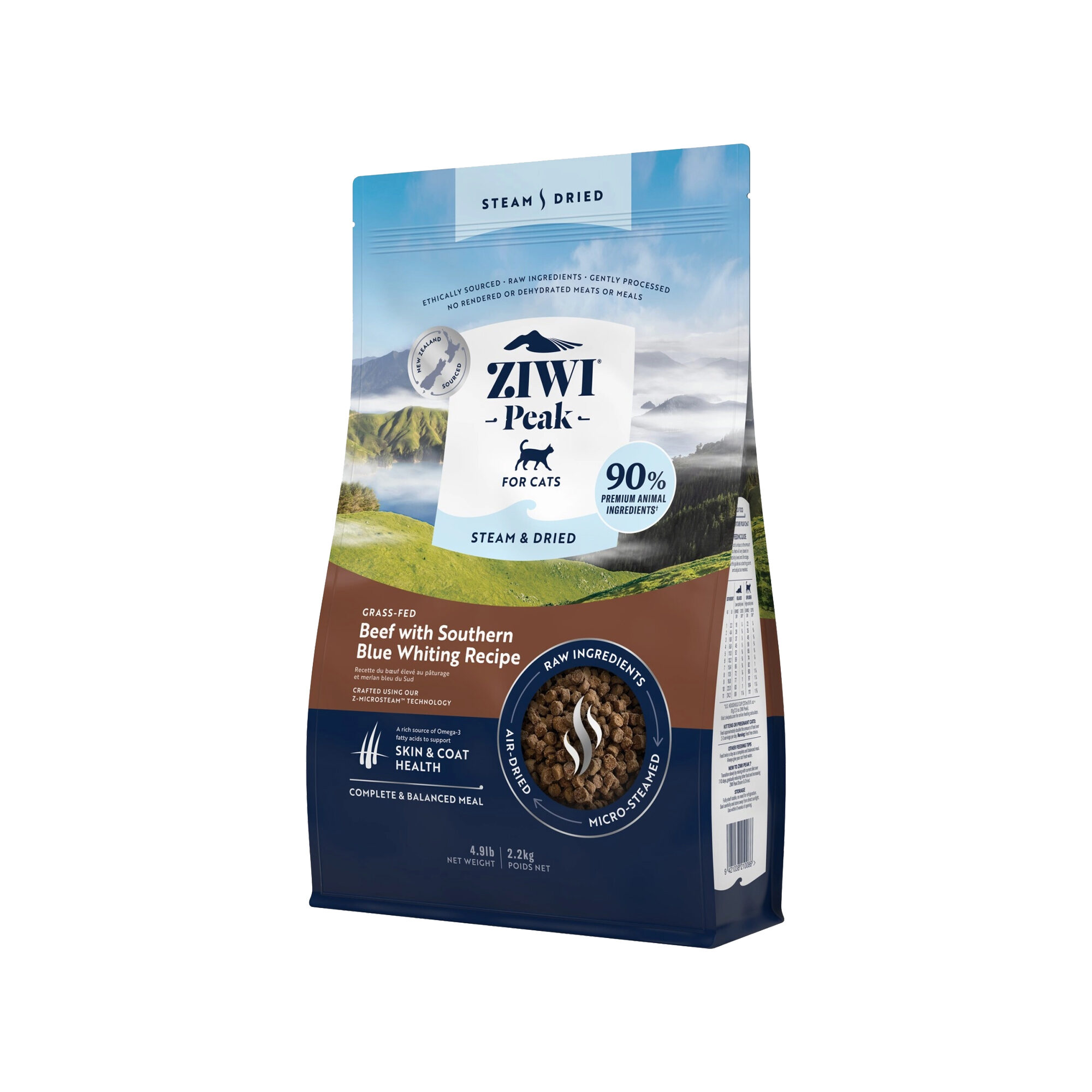 Ziwi Peak Steam & Dried kattenvoeding - Rund