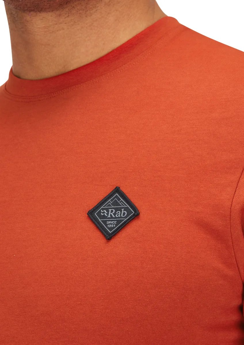 Rab Basecamp Logo Badge Tee Red Clay