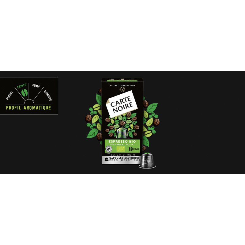 Capsules de café Carte Noire Espresso Bio - Boîte de 30