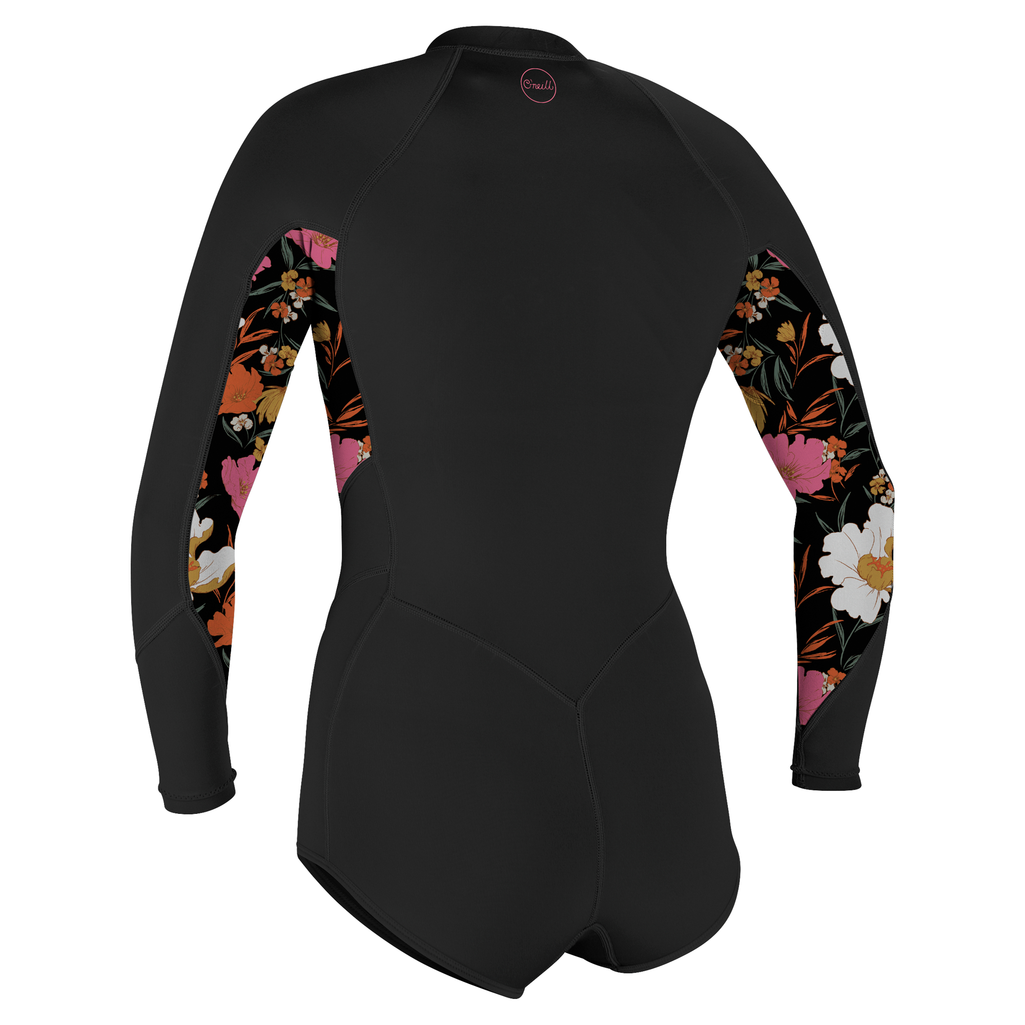 O'Neill Wms Bahia 2/1 Back Zip L/S Spring - 2024 Black / Bluemc