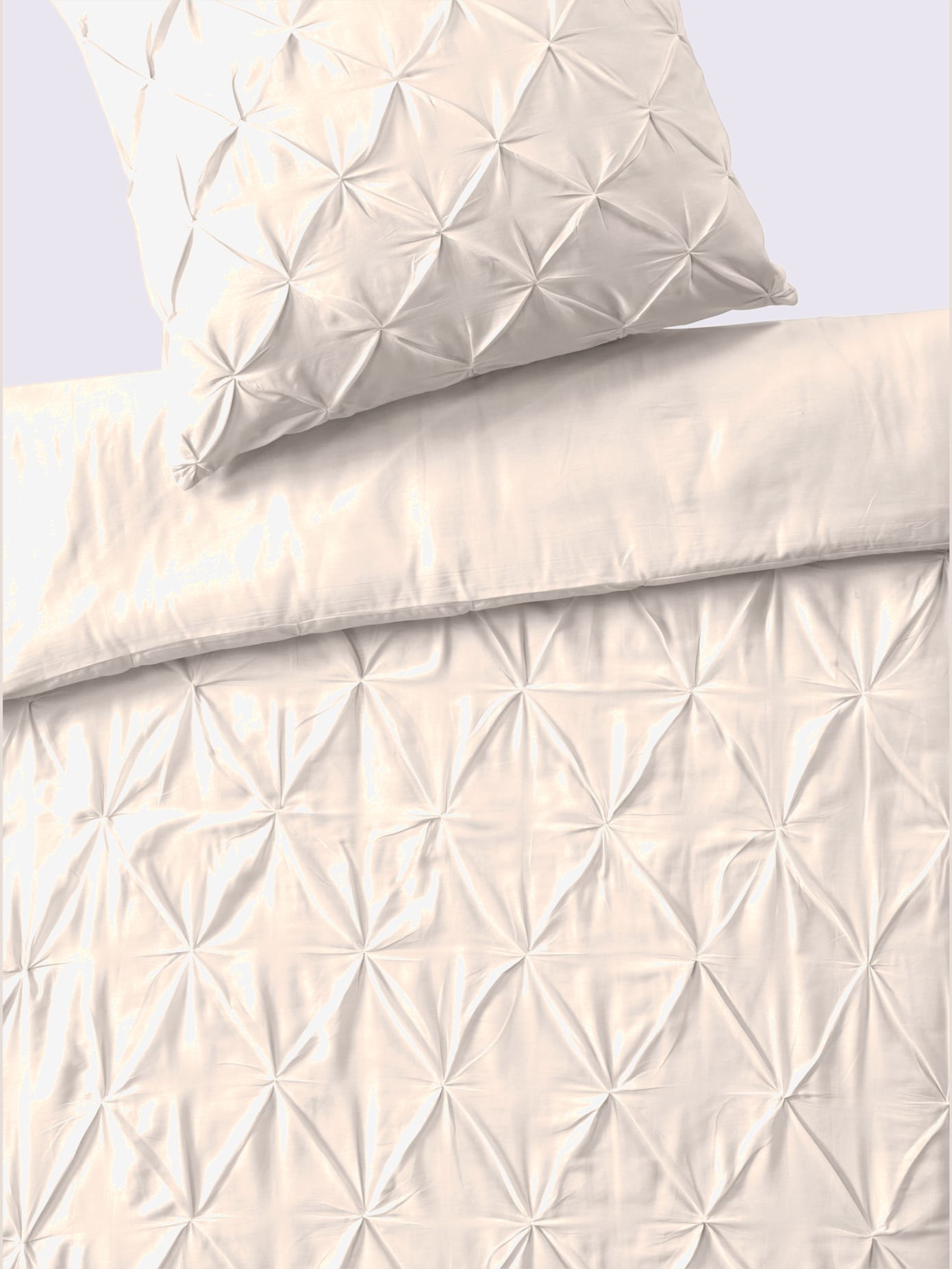 Linge de lit superbe qualité satin maco