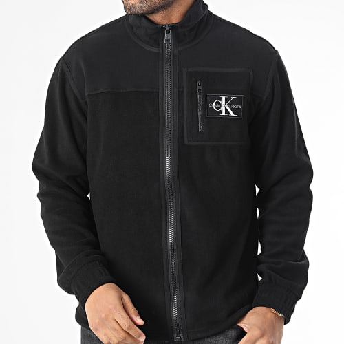 Veste Zippée Polaire Fleece Blocking 2521 Noir