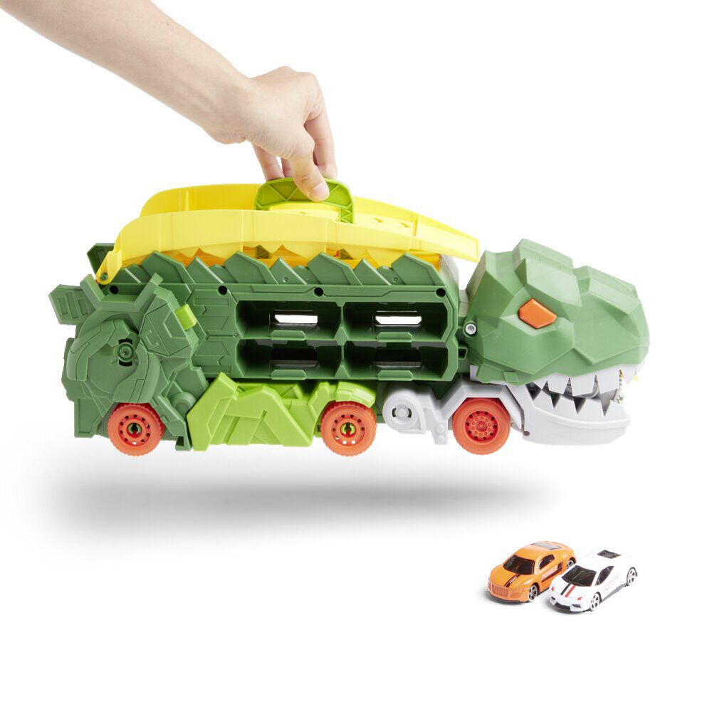 Camion transporteur dinosaure 6en1