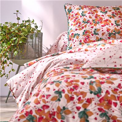 Linge de lit motif fleurettes