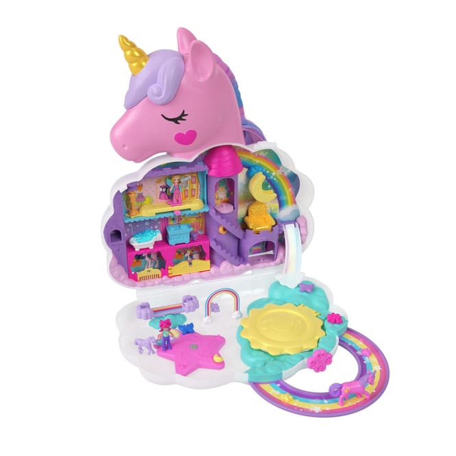 Polly Pocket - Einhorn Haarspiel Schatulle - pink