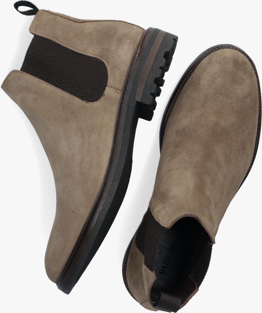 MAZZELTOV taupe mazzeltov chelsea boots 4146