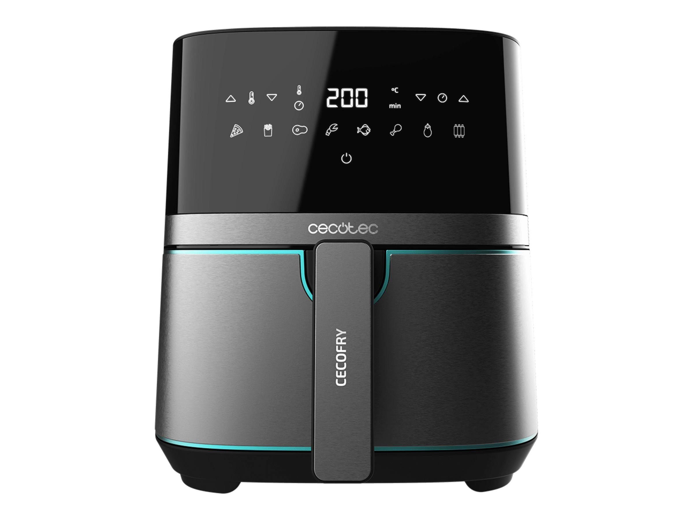 Cecotec Heißluftfritteuse Cecofry Full InoxBlack 5500 Pro