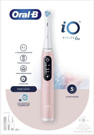 Oral-B iO 6N Elektrische Tandenborstel - Roze