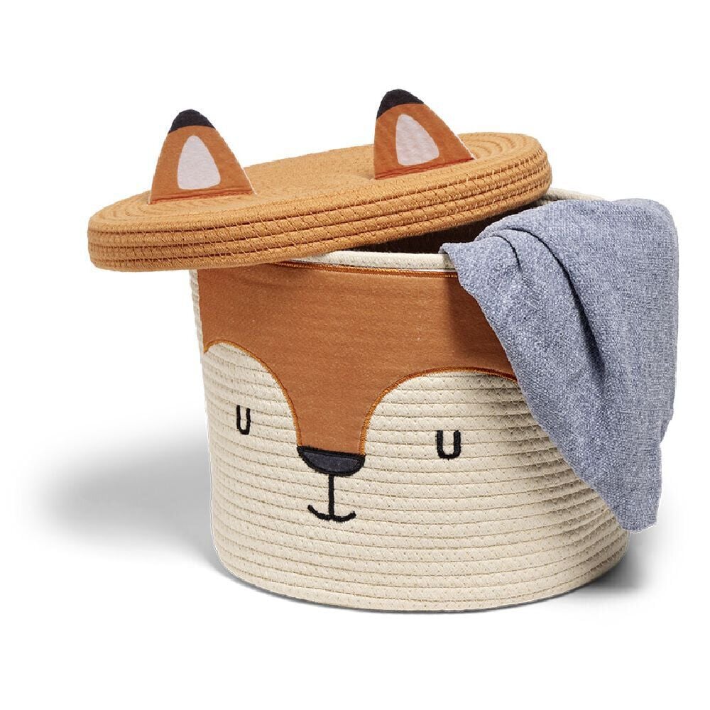 Panière enfant renard Ø30x25.5cm