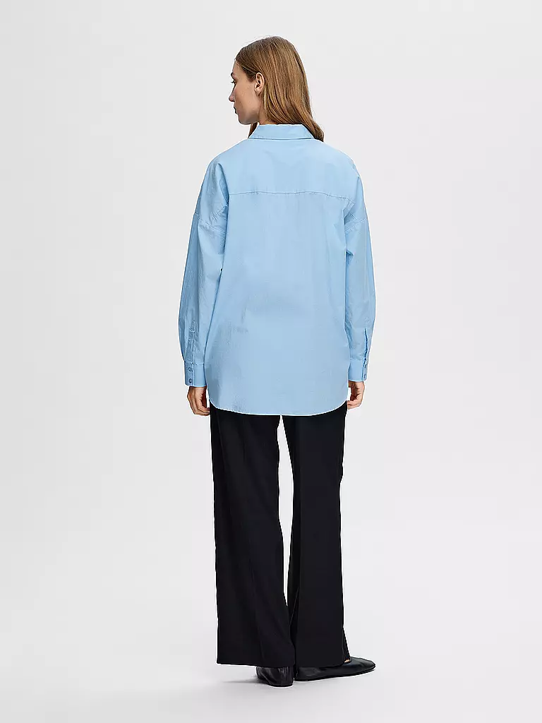 SELECTED FEMME Hemdbluse SLFDINA-SANNI hellblau