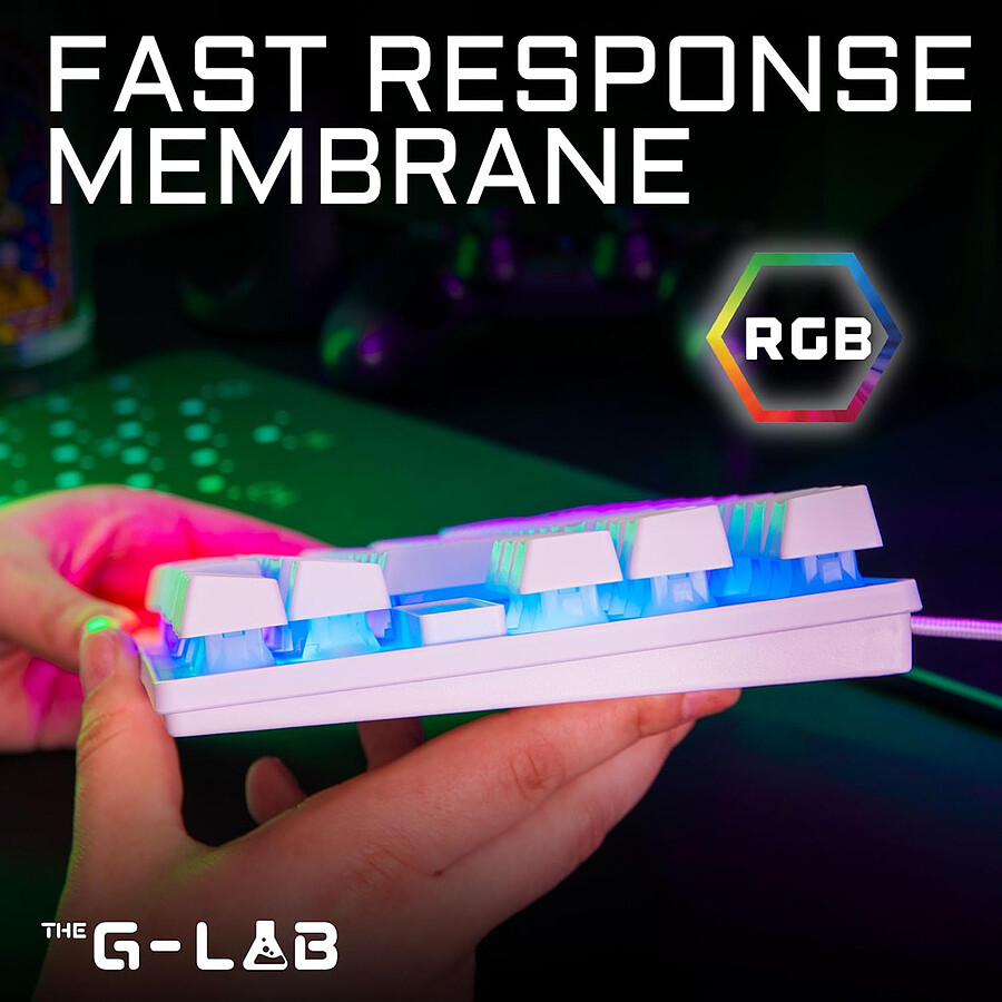 The G-Lab Keyz Caesium TKL - Blanc