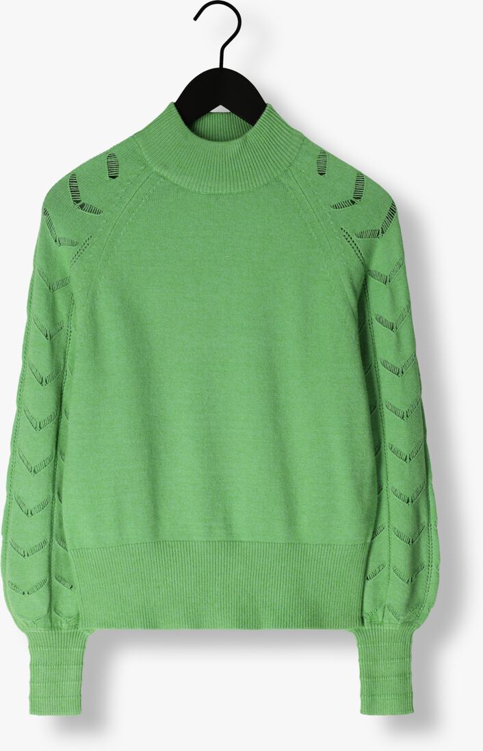 OBJECT groene object coltrui objeva l/s knit pullover