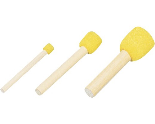 Sponsstempels, 3 maten: 1, 2, 3 cm