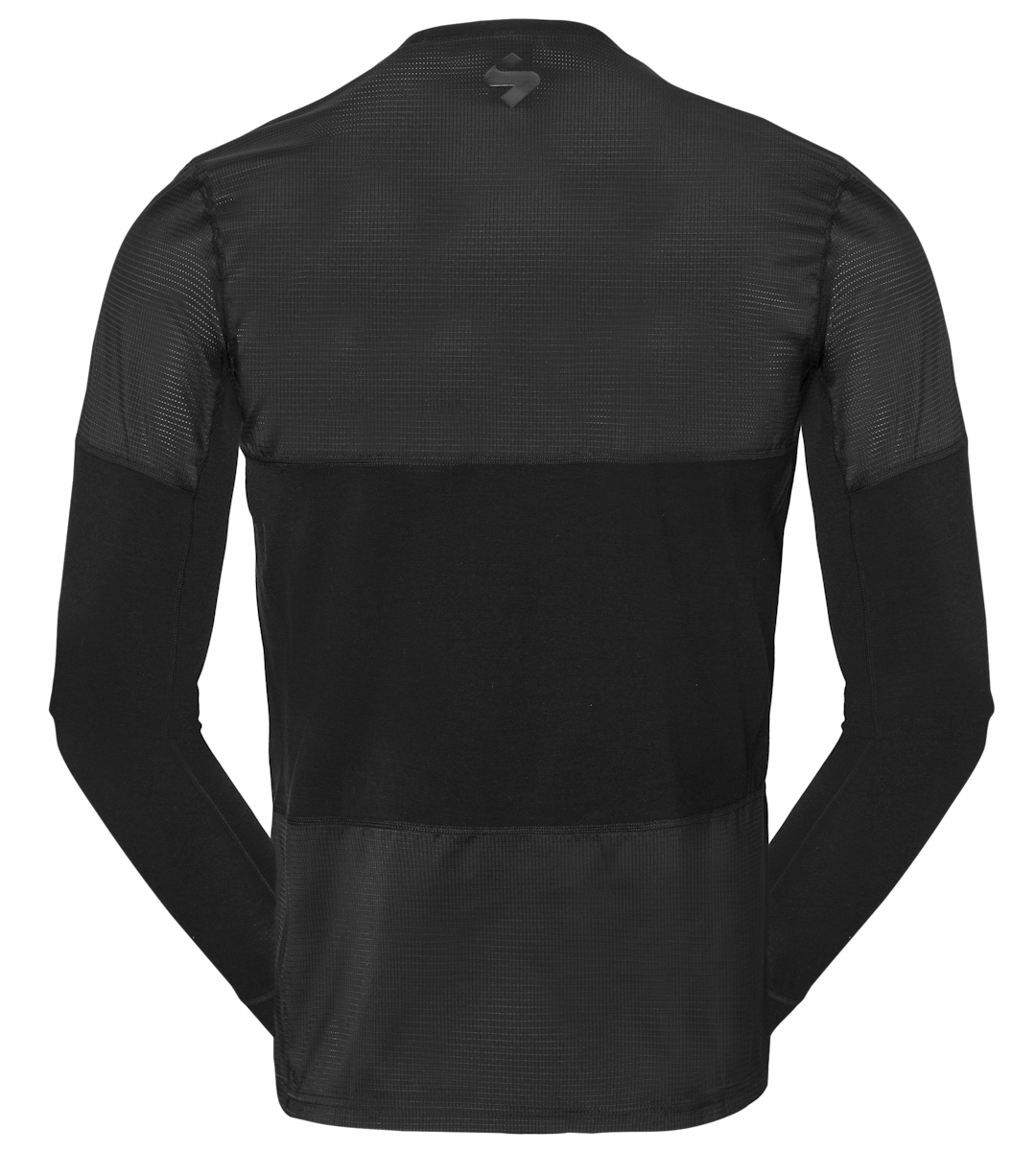 Hunter Merino Hybrid LS Jersey Herre Black