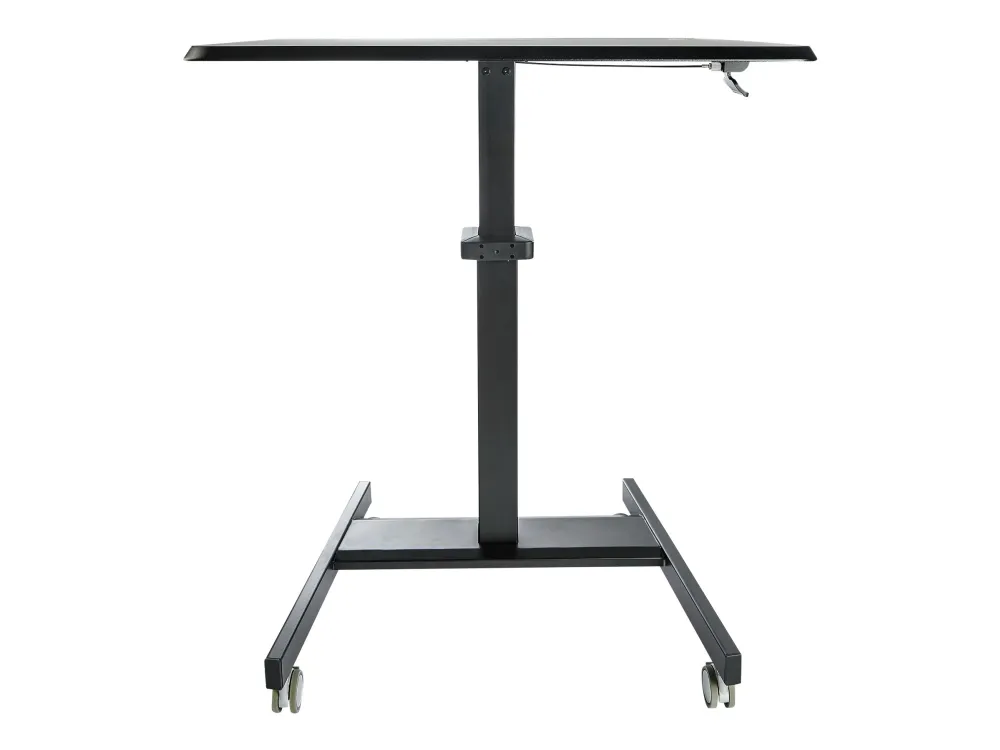 MOBILE STANDING DESK - PORTABLE SIT STAND ERGONOMIC ROLLING CART