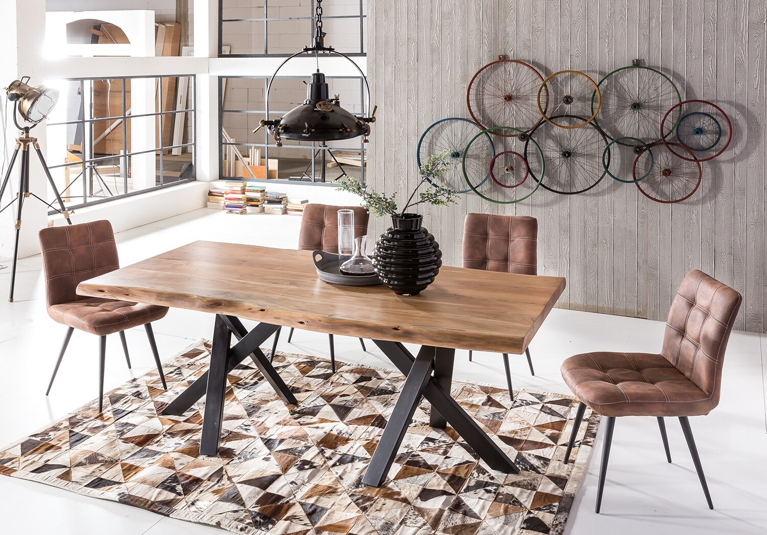 Tischplatte 200x100 Akazie Esstisch Schreibtisch DIY Tisch Zubehör Küchentisch