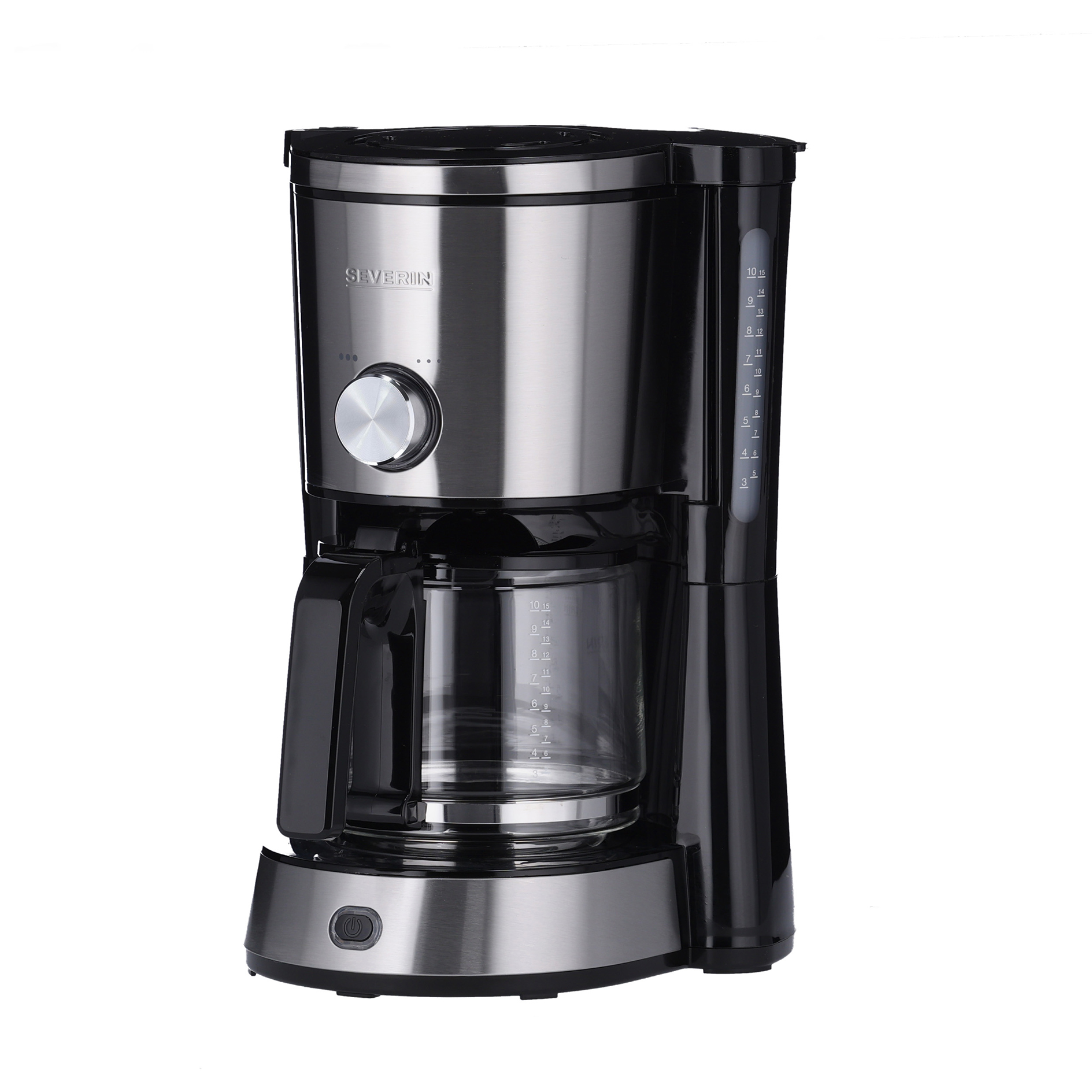 SEVERIN Filterkaffeemaschine KA 4825 - schwarz - Edelstahl - 1000 Watt