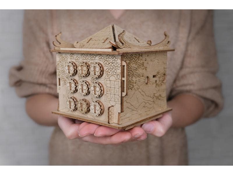 Escape Welt Rätselspiel House of the Dragon Ein spannendes Escape-Spiel als kompakte Puzzle-Box aus Holz