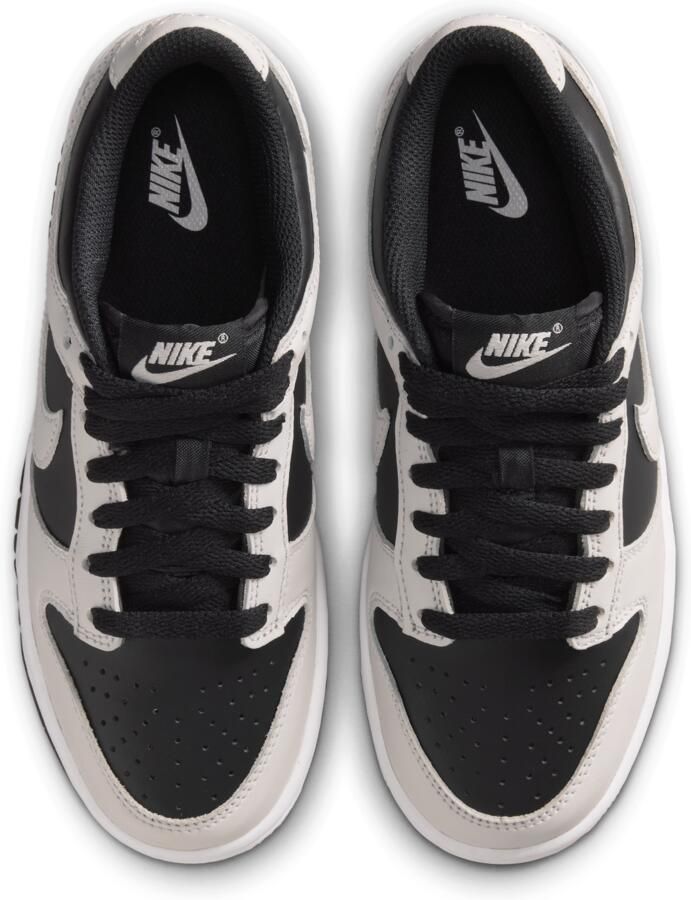 Nike Dunk Kindersneakers Zwart Mesh Synthetisch