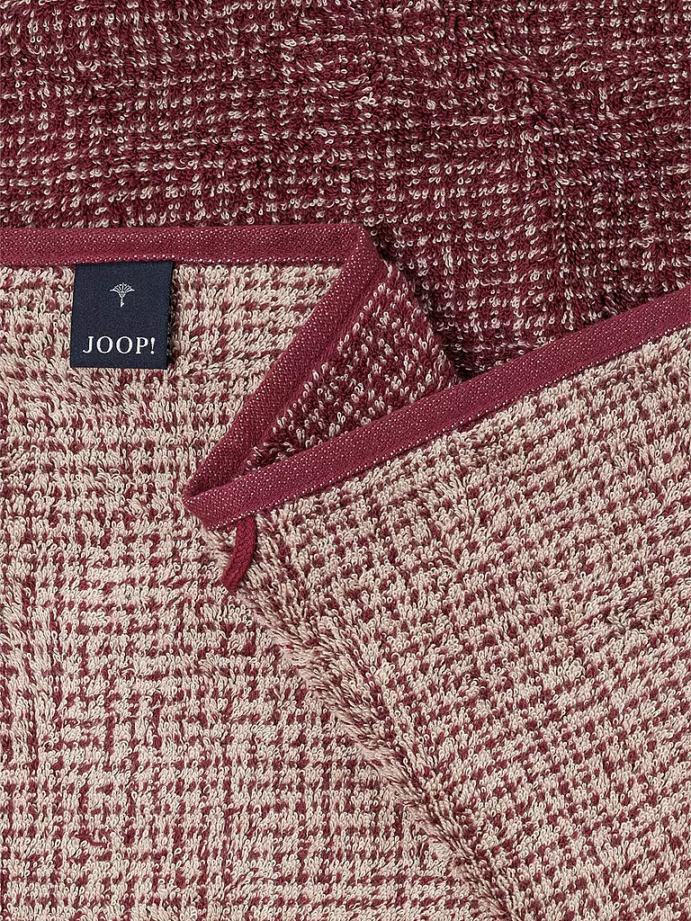 JOOP Duschtuch SELECT ALLOVER 80x150cm Rouge dunkelrot