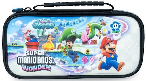Game Traveler Deluxe Travel Case Super Mario Wonder voor Switch, Switch lite en Switch OLED