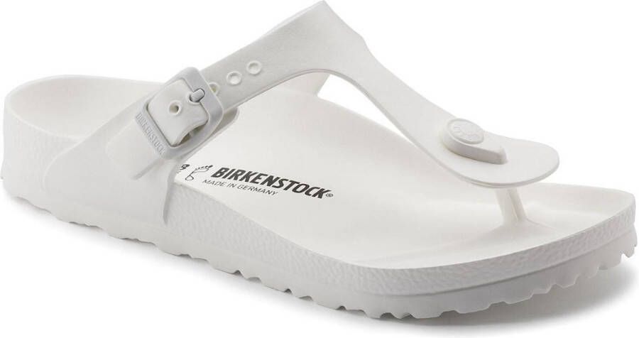 Birkenstock Witte Gizeh EVA Sandalen met brede pasvorm Wit