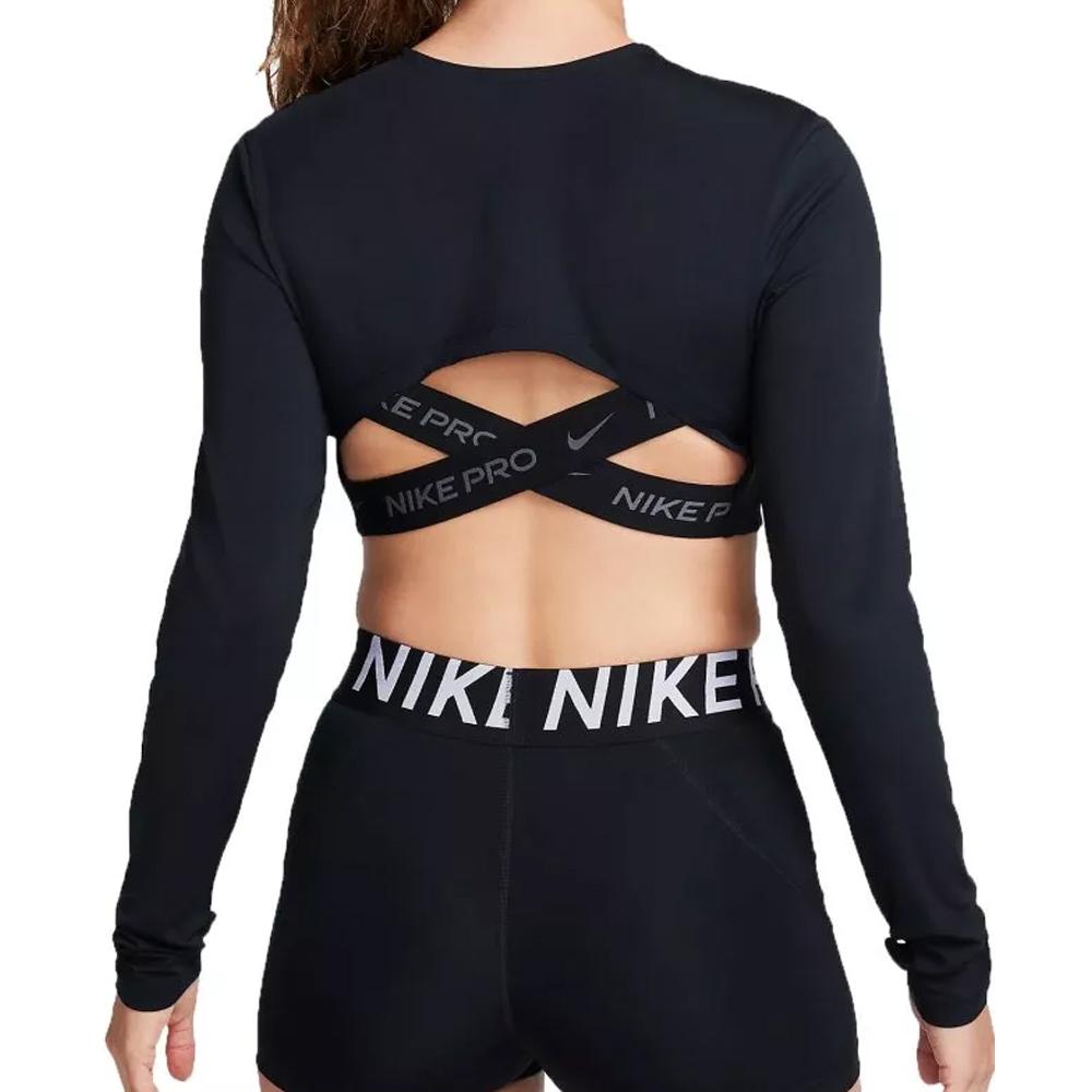 Nike T-Shirt Noir Femme Nike Crop