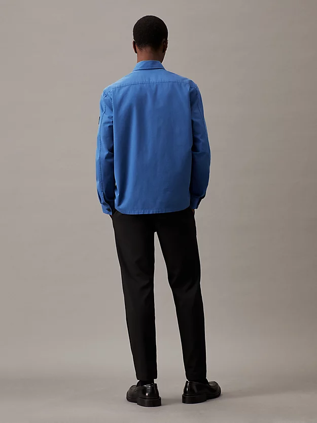 Camisa de sarja quadrada