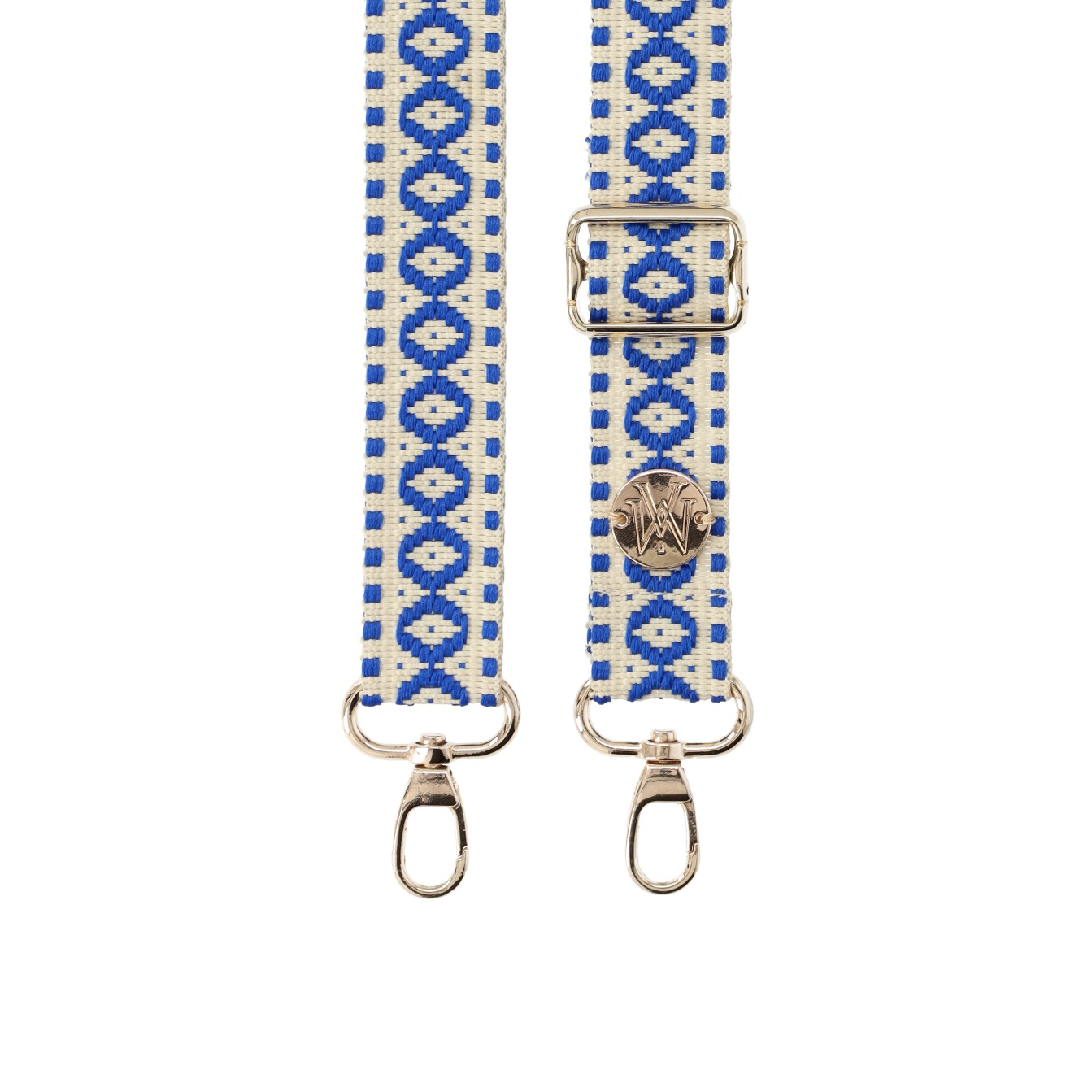Handyband Handgemachtes Umhängeband für Handyhüllen Indian Gold - Royal Blue