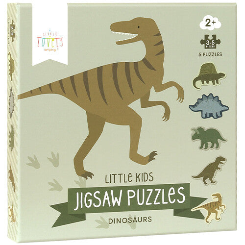 A little lovely company puzzels dinosaurussen - 5st