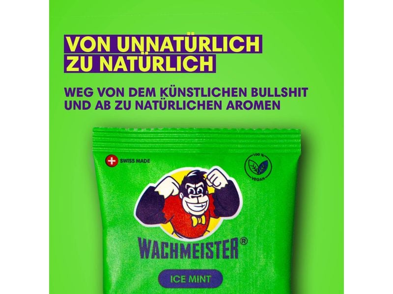 Wachmeister Koffein Bonbons Himbeere 16.5 g Fruchtiger Himbeergeschmack mit dem Extra-Kick Koffein