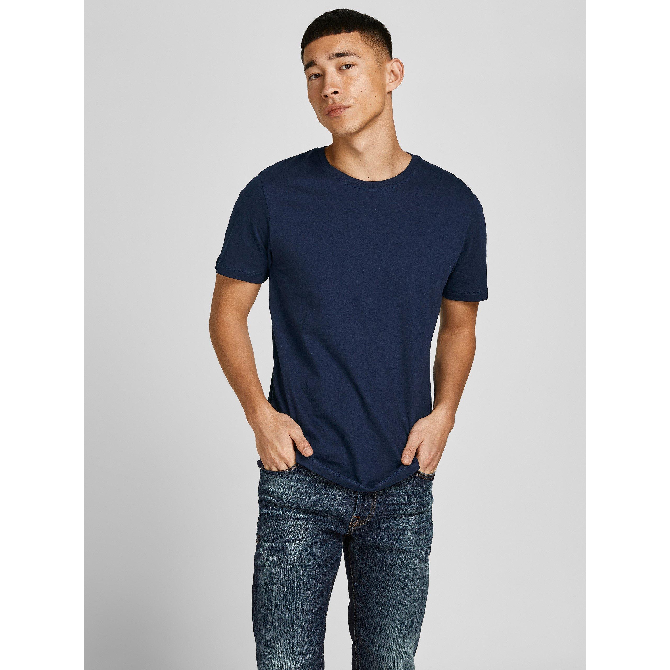 Jack and Jones Basic 3 Pack T Shirt Mens