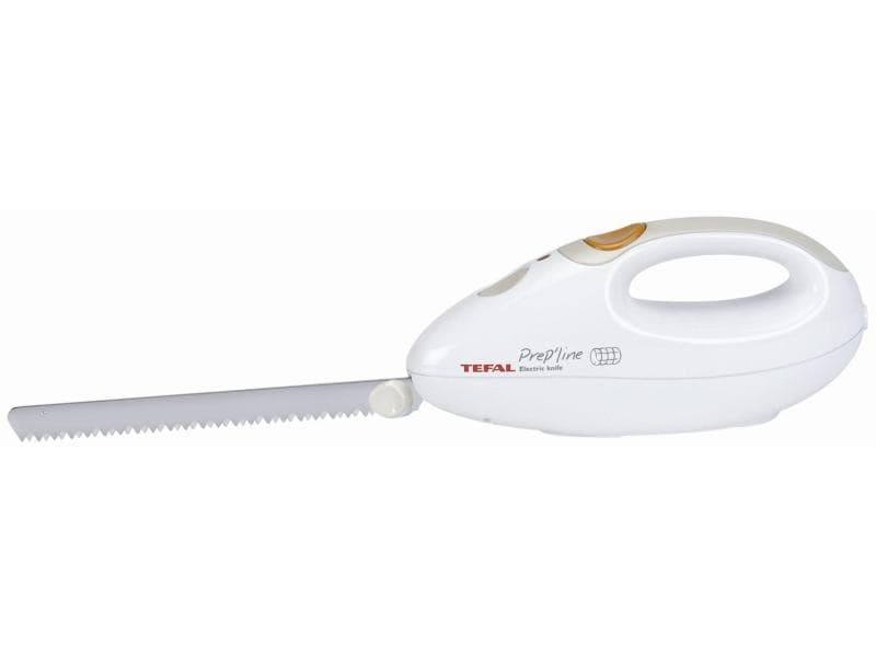 Tefal Elektromesser Prepline 8523 Weiss Elektromesser mit selbstschärfenden Universalklingen
