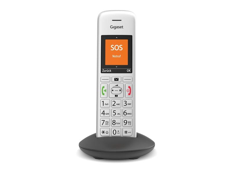 Gigaset Mobilteil E390 HX CAT-iq Das Mehr-Generationen-Telefon für alle Router mit DECT-Basis