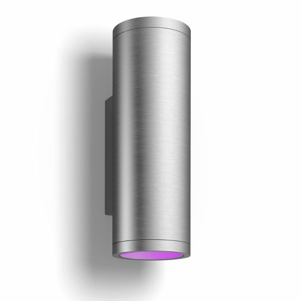 Philips Hue White & Color Ambiance Appear wandlamp, rond, roestvrij staal, 1200lm